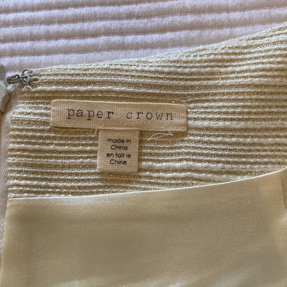 Anthro metallic fun skirt. Dress up for fun or wear for work. - Picture 3 of 4